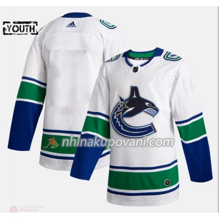Vancouver Canucks Dresy Blank Adidas 2019-2020 Bílá Authentic - Dětské Vancouver Canucks Dresy Blank Adidas 2019-2020 Bílá Authentic - Dětské